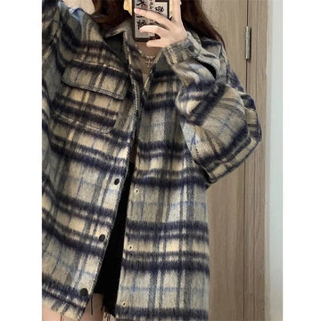 Mendocino Plaid Soft Knit Jacket