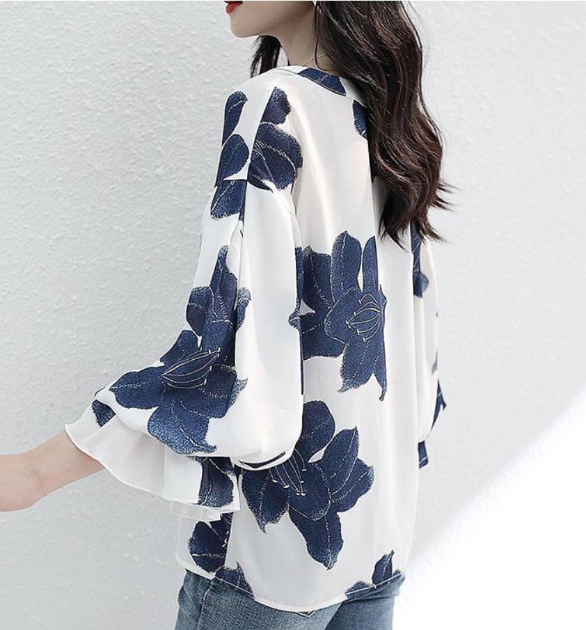 Fairy Summer Chiffon Short Sleeves Women Shirts