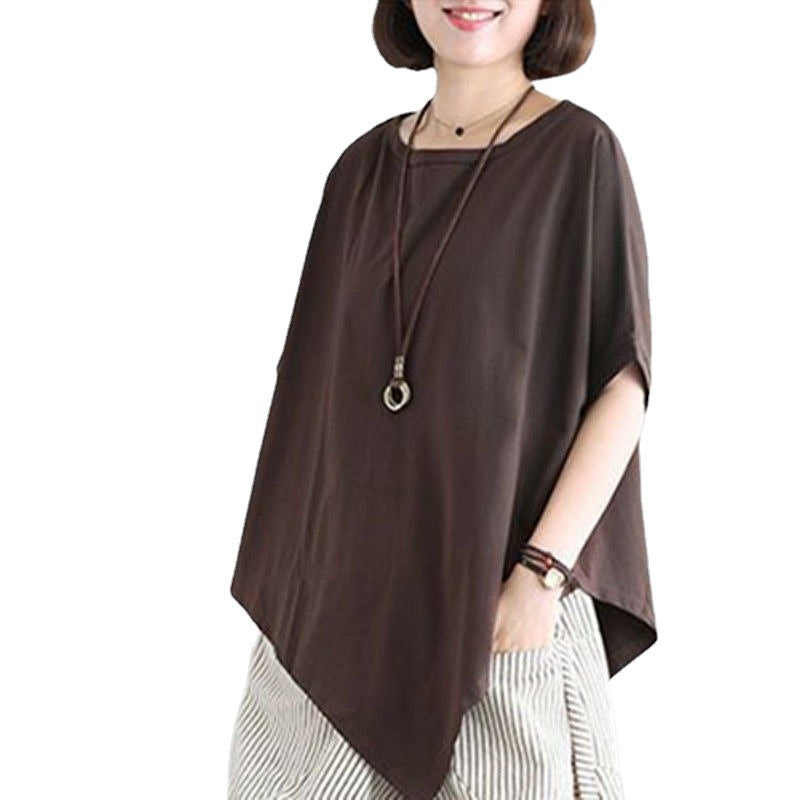 Summer Batwing Sleeves Women Blouses