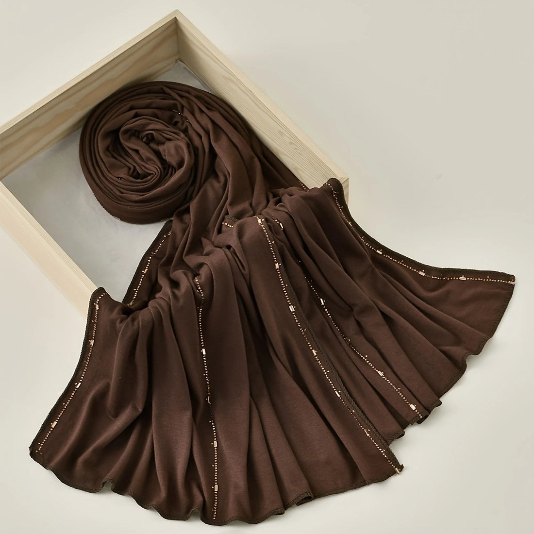 Soft Mercerized Cotton Long Headwrap Scarf