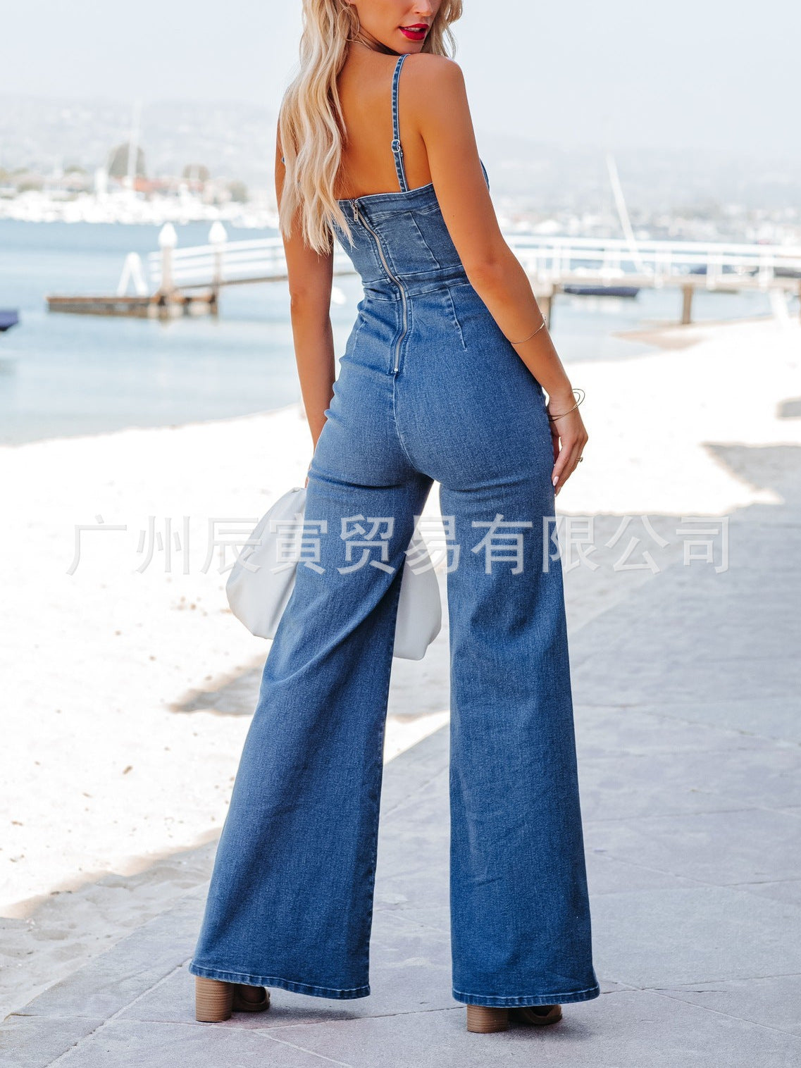 Designed Denim Cotton Summer Jumpsuits