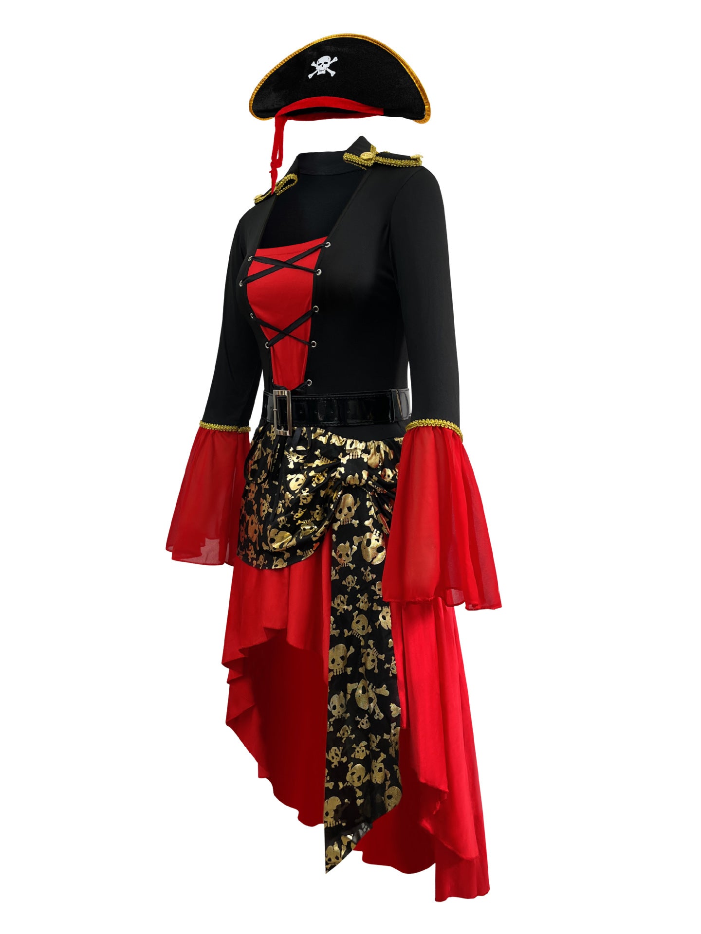 Women's Plus Size Pirate Costume - Halloween & Cosplay Roleplay Outfit