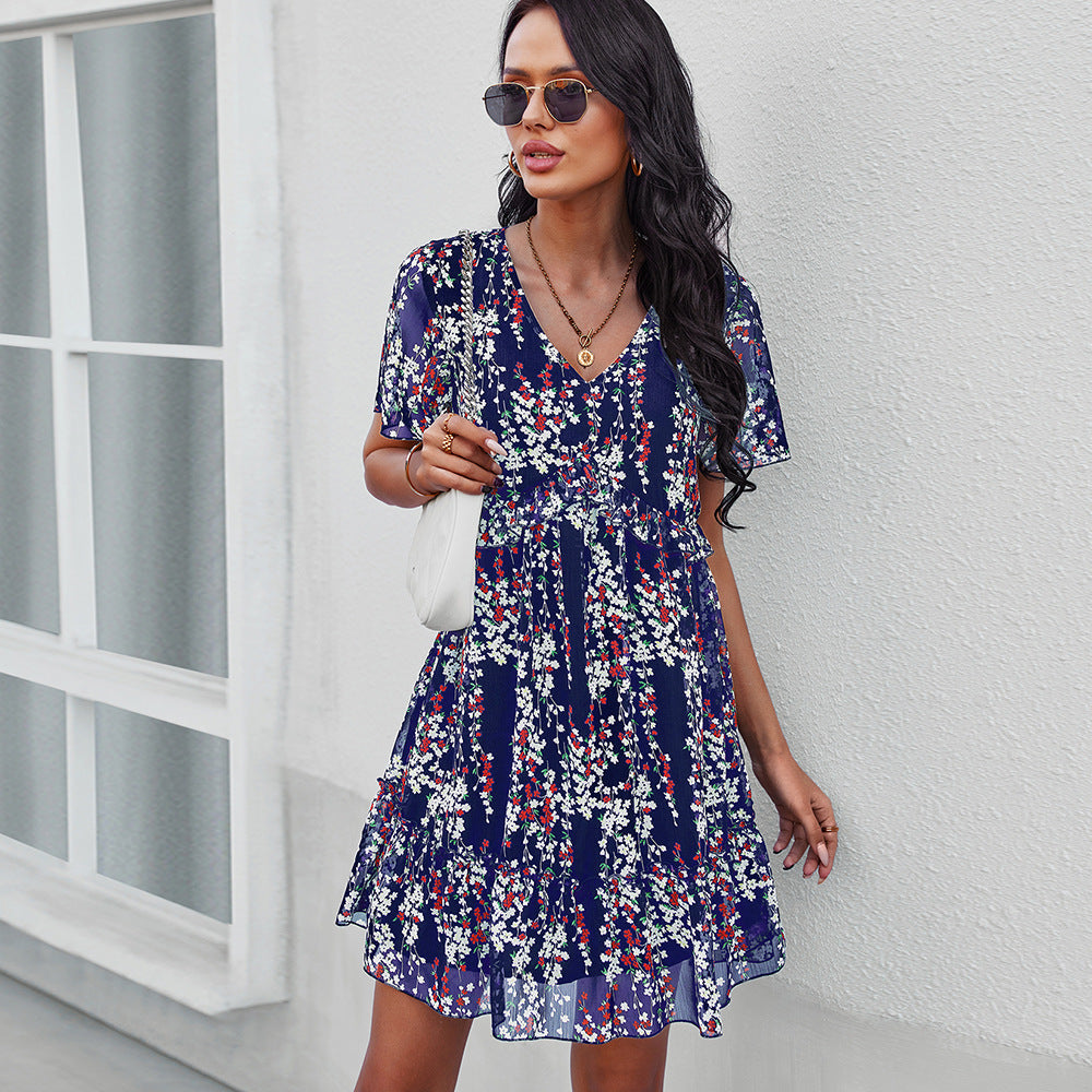 Summer Short Sleeves Dresses