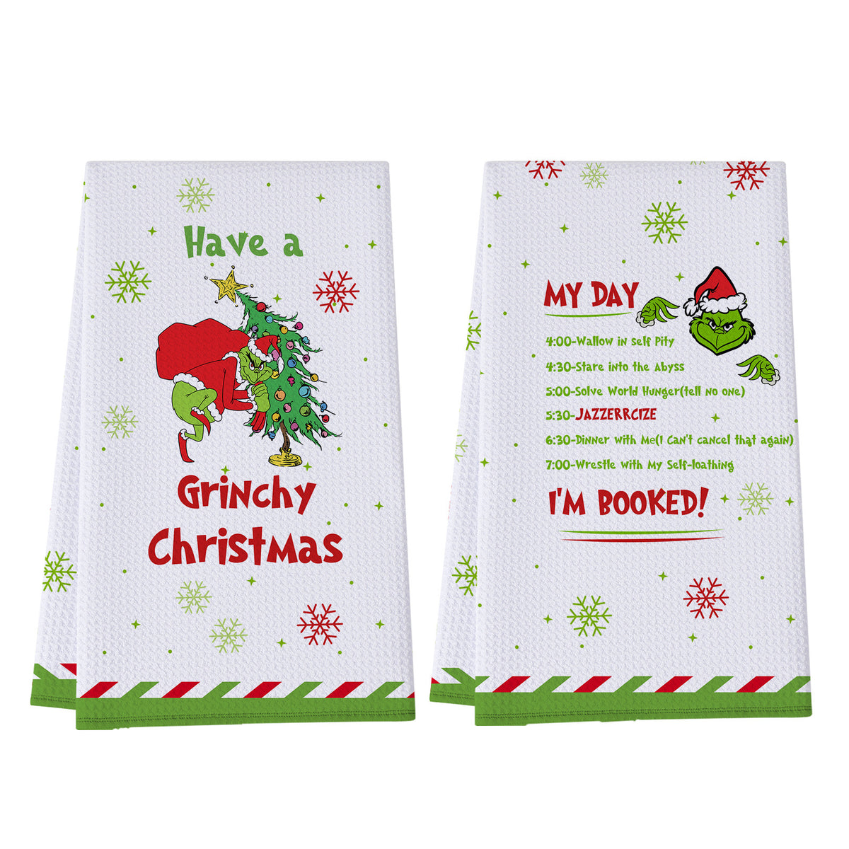 Grinch Christmas Kitchen Towel