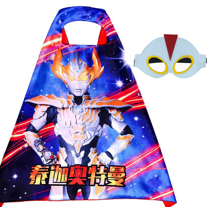 Kids Halloween Superhero Cape Costume