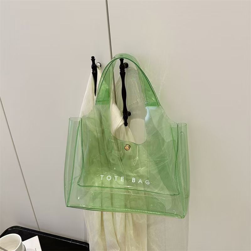 Chic PVC Clear Shoulder Bag