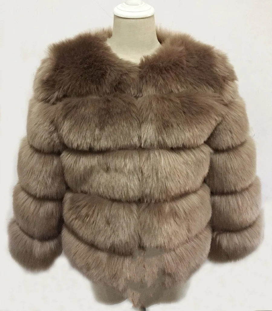 Fashion Faux Fur Short Coat for Women