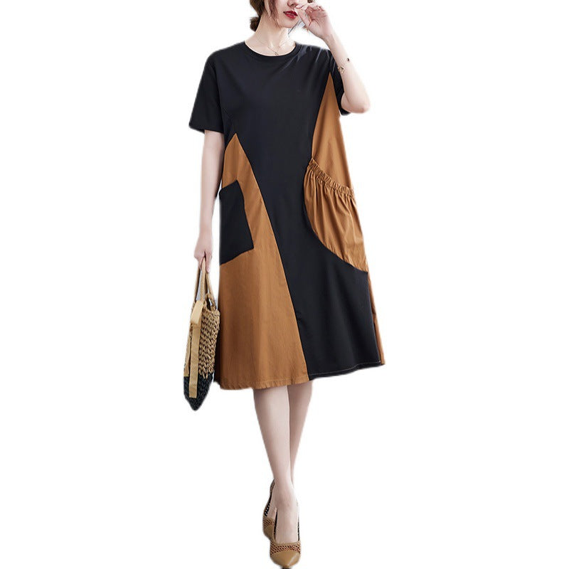 Vintage Short Sleeves Women Midi Dresses-Dresses-Free Shipping at meselling99