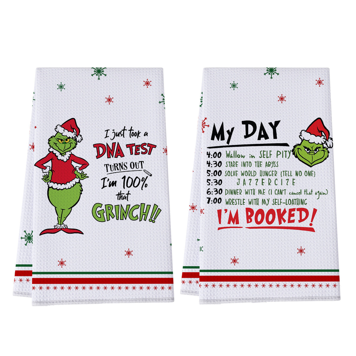 Grinch Christmas Kitchen Towel
