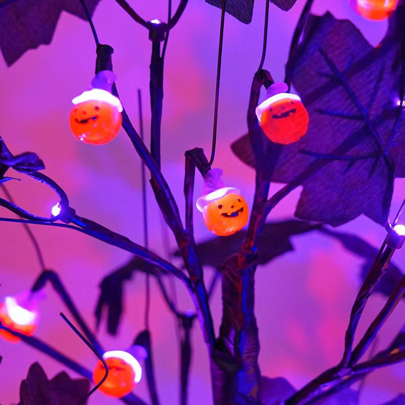 Halloween Purple LED Birch Tree Lights