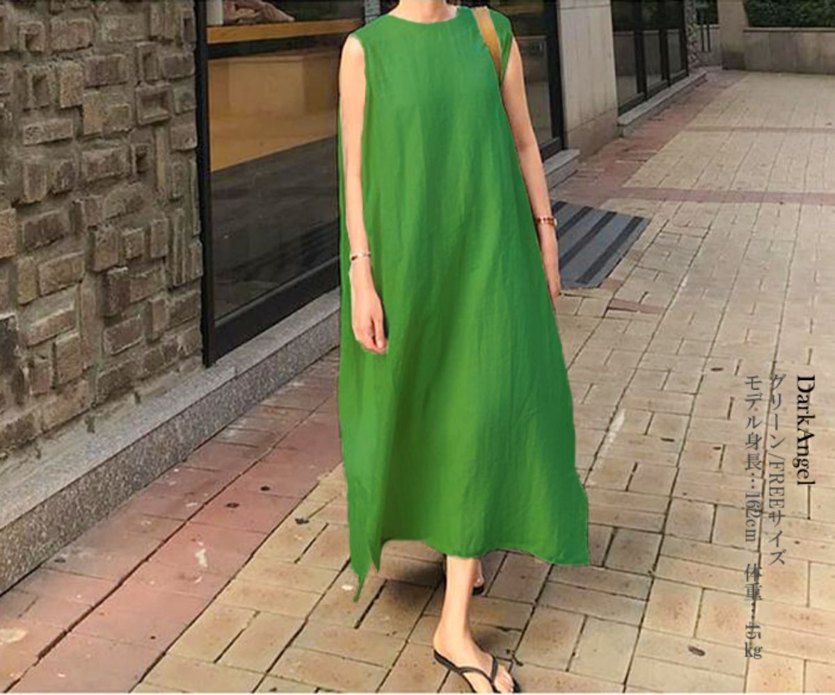 Casual Linen Summer Long Cozy Dresses-Dresses-Free Shipping at meselling99