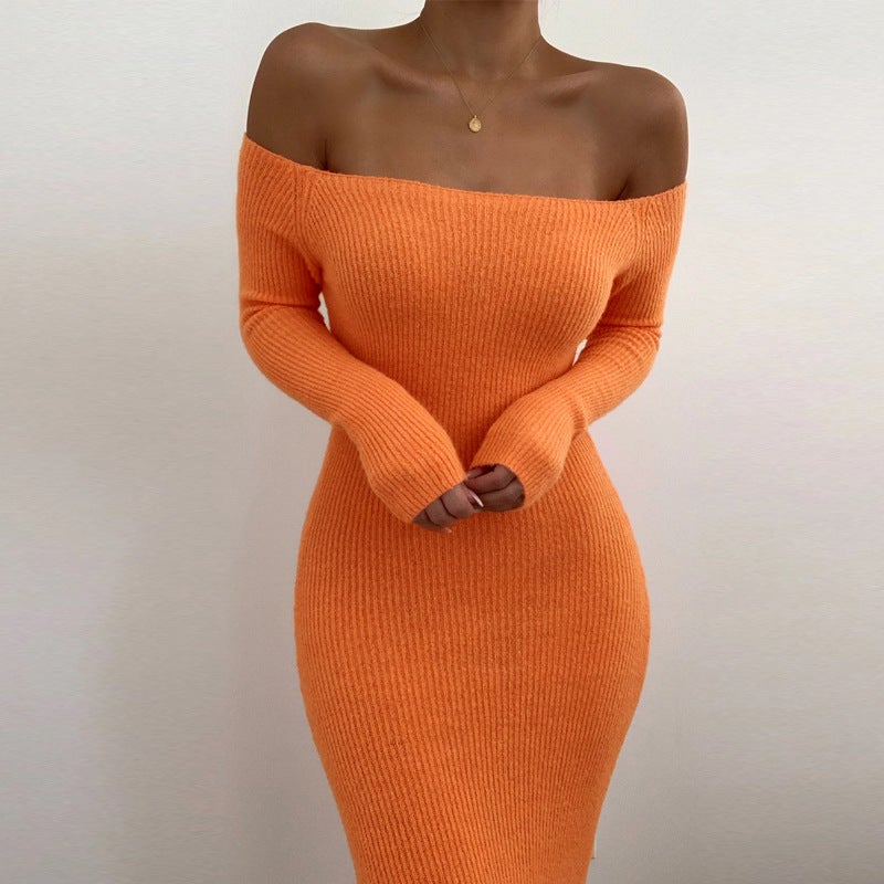 Sexy Off The Shoulder Backless Long Dresses-Dresses-Free Shipping at meselling99