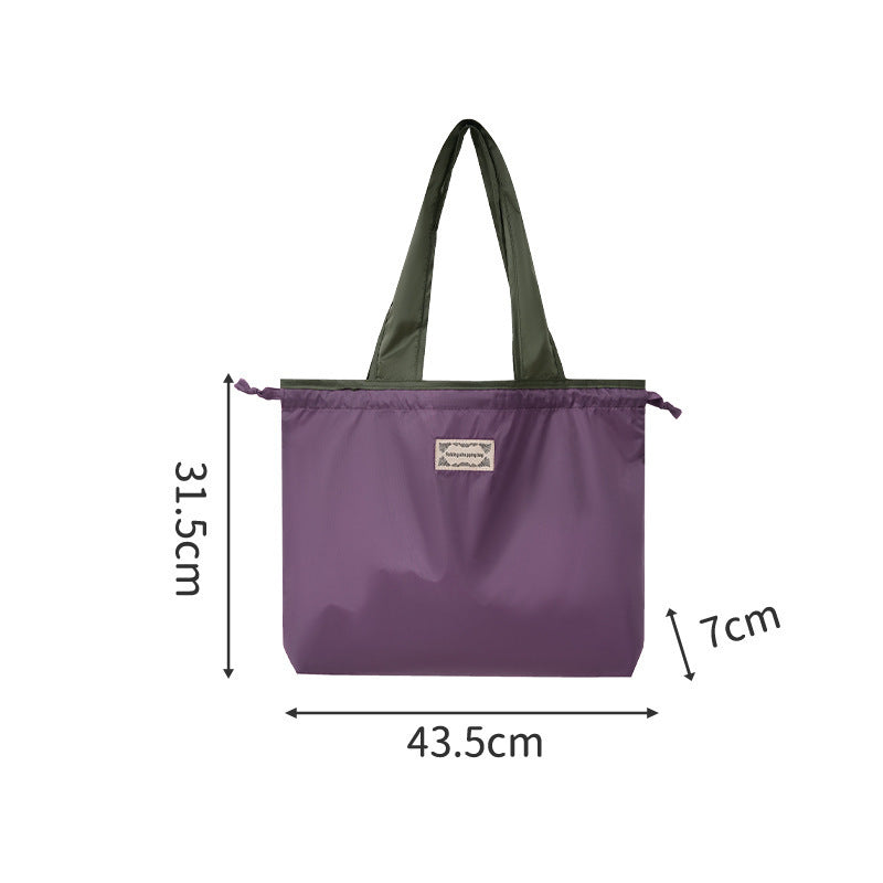 Large-Capacity Waterproof Tote for Market & Travel