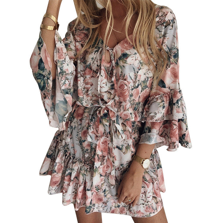 Casual Chiffon Summer Short Dresses