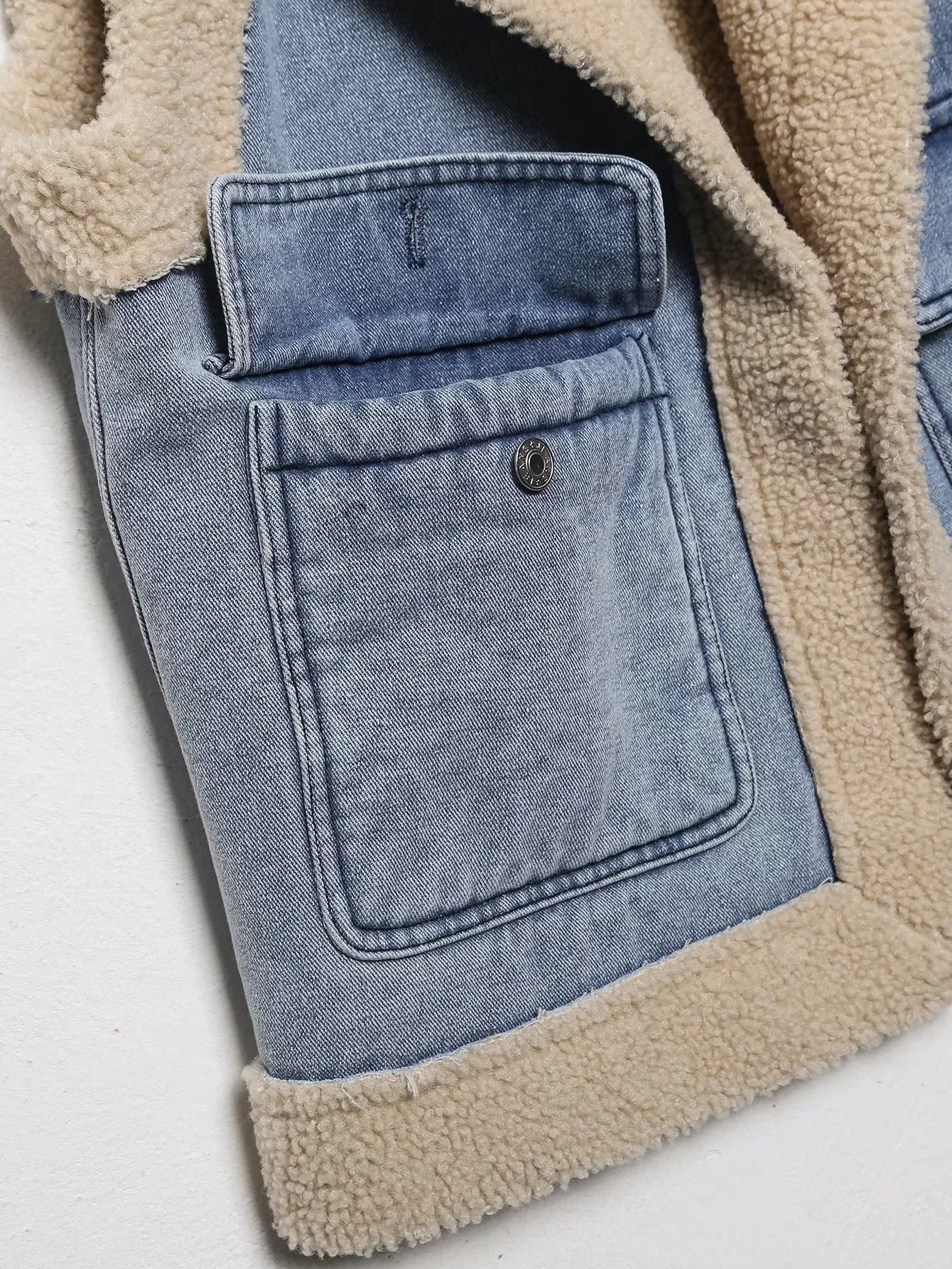 Fashion 2 in 1 Woolen Jacket Vest for Women