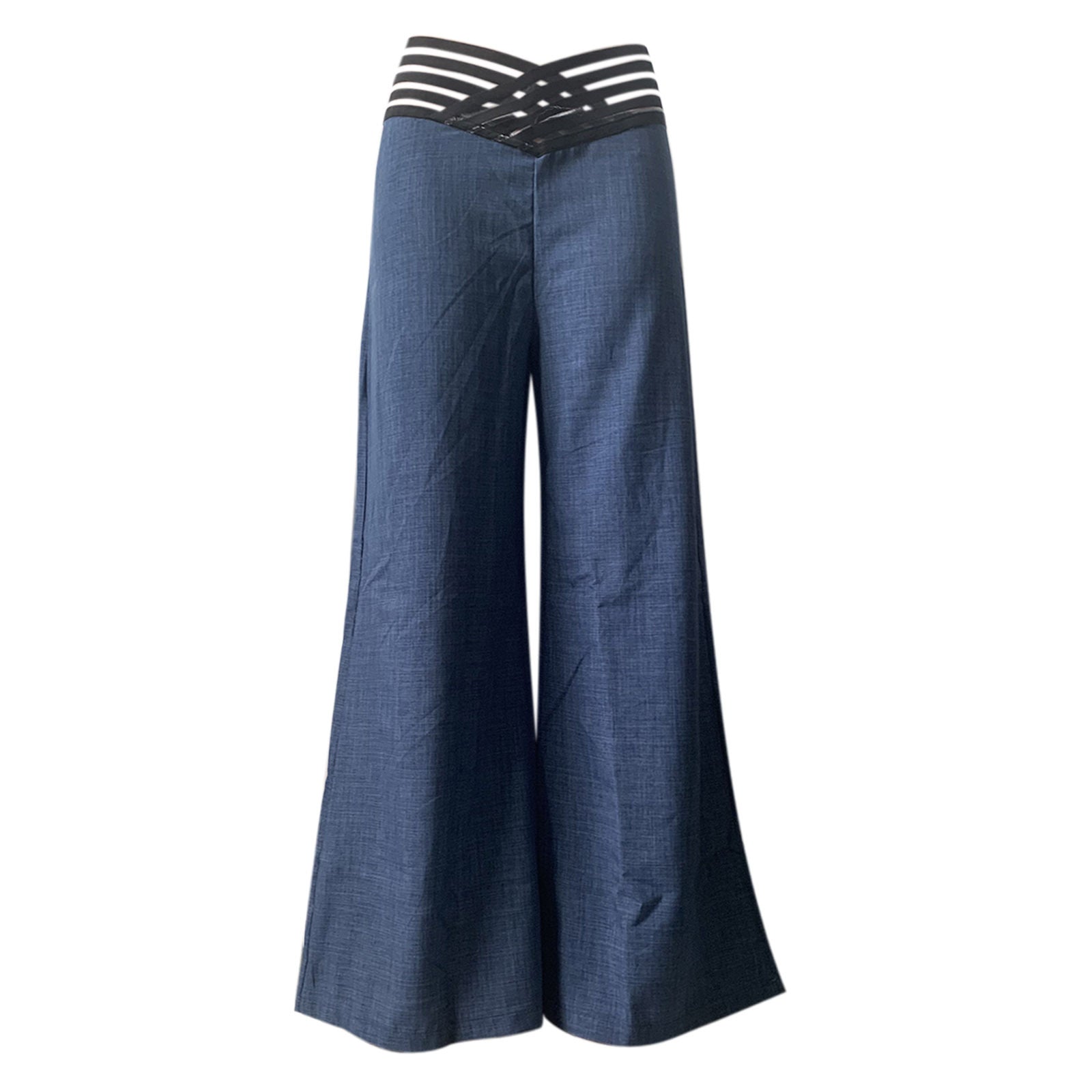 Casual Summer High Waist Wide Legs Pants