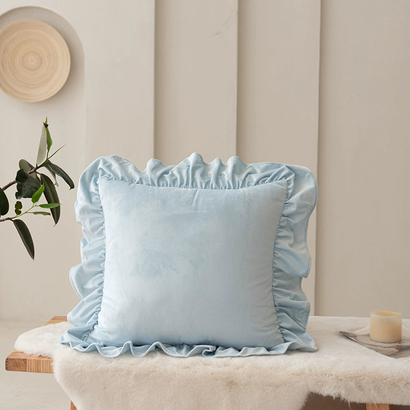 Reversible Flannel Lumbar Pillow Cover Inner