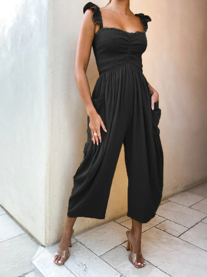 Casual Outgoing Wide Legs Jumpsuits for Women