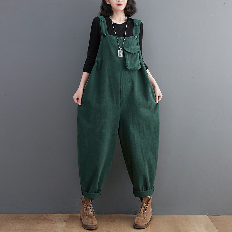 Vintage Loose Women Jumpsuits for Women