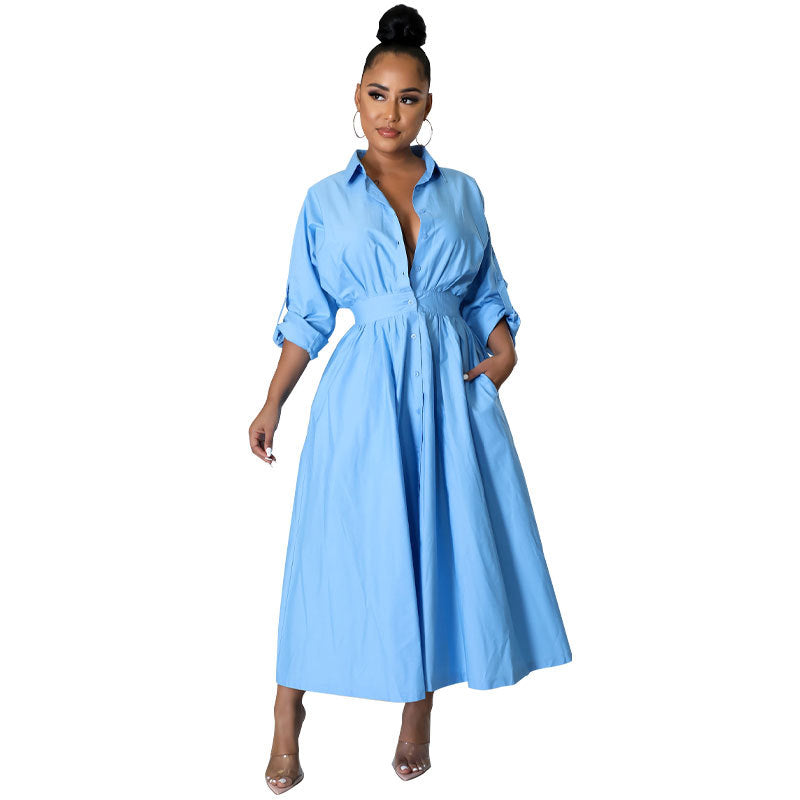 Casual Plus Sizes Shirts Dresses