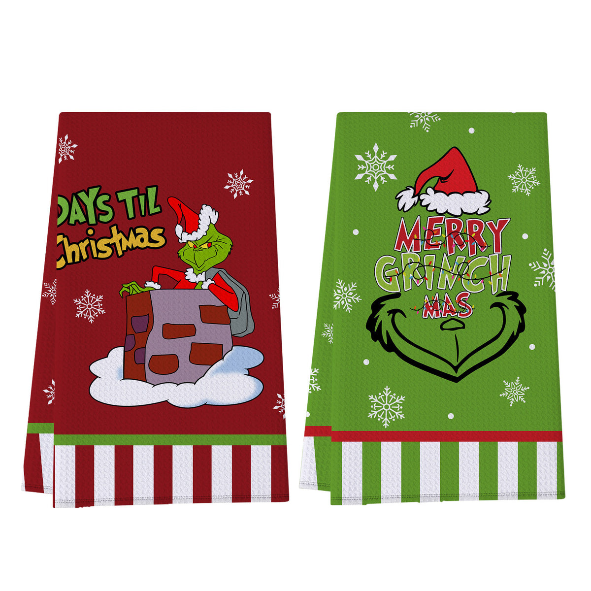 Grinch Christmas Kitchen Towel