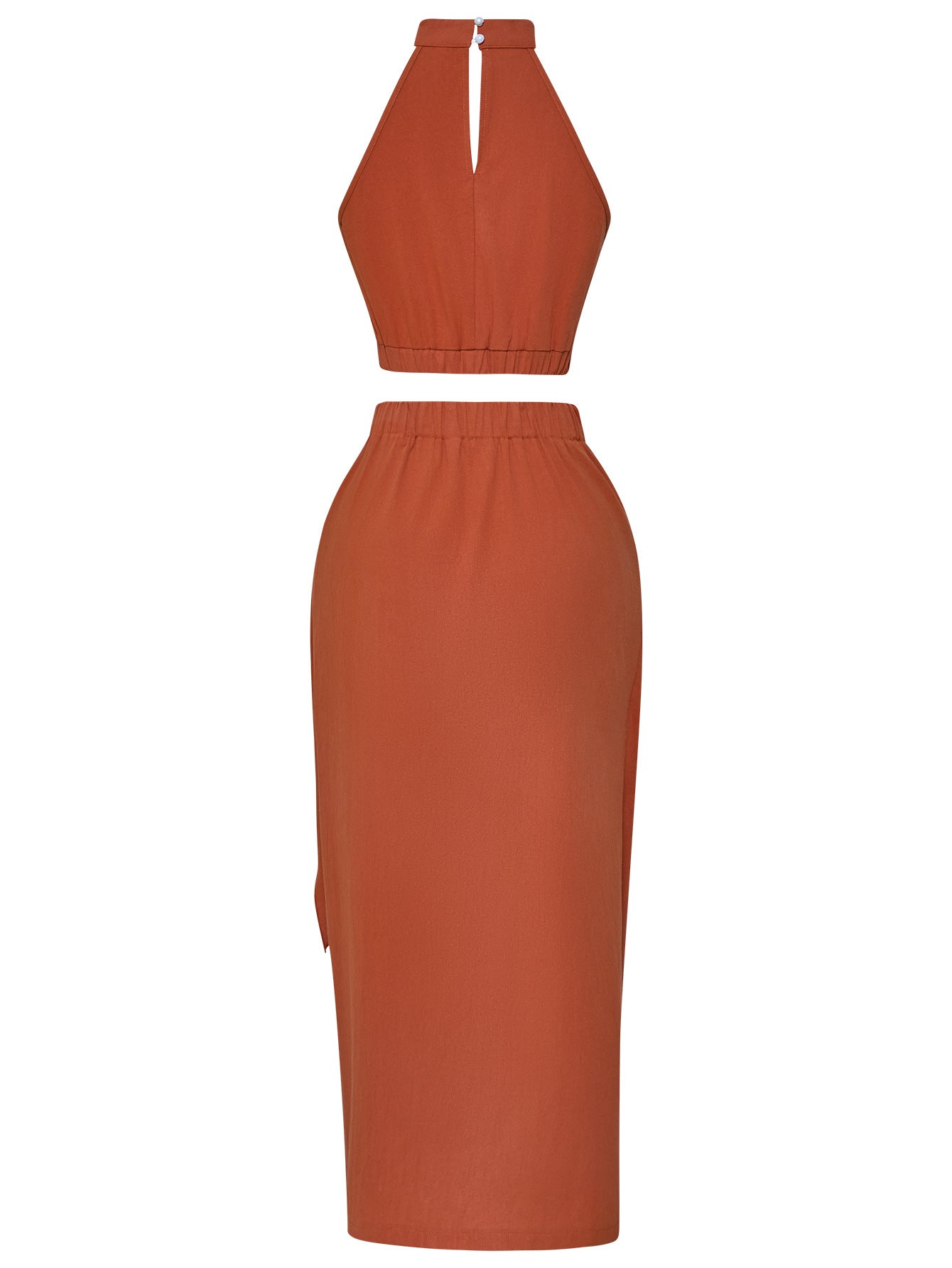 Sexy Halter Sleeves Top & Skirts Suits for Women-Dresses-Free Shipping at meselling99