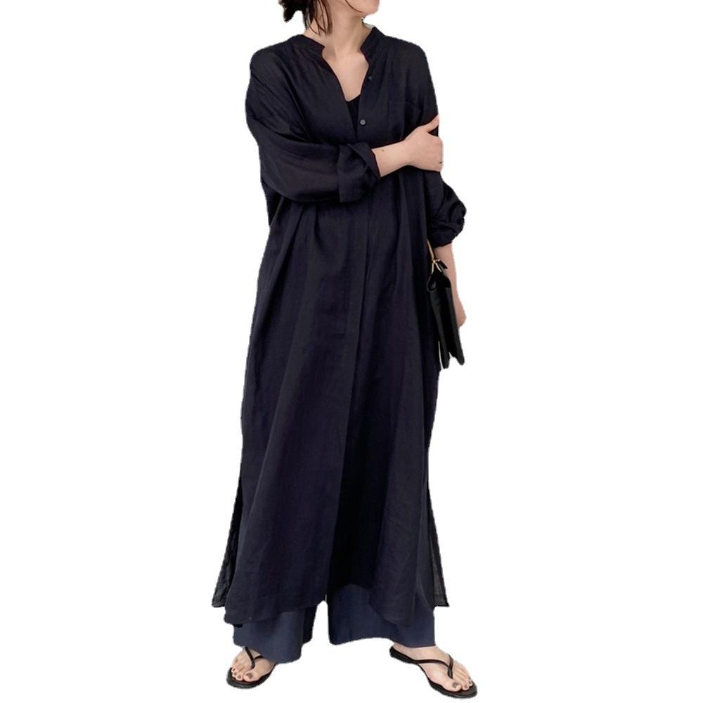Casual Women Cozy Long Shirts Dresses-Dresses-Free Shipping at meselling99