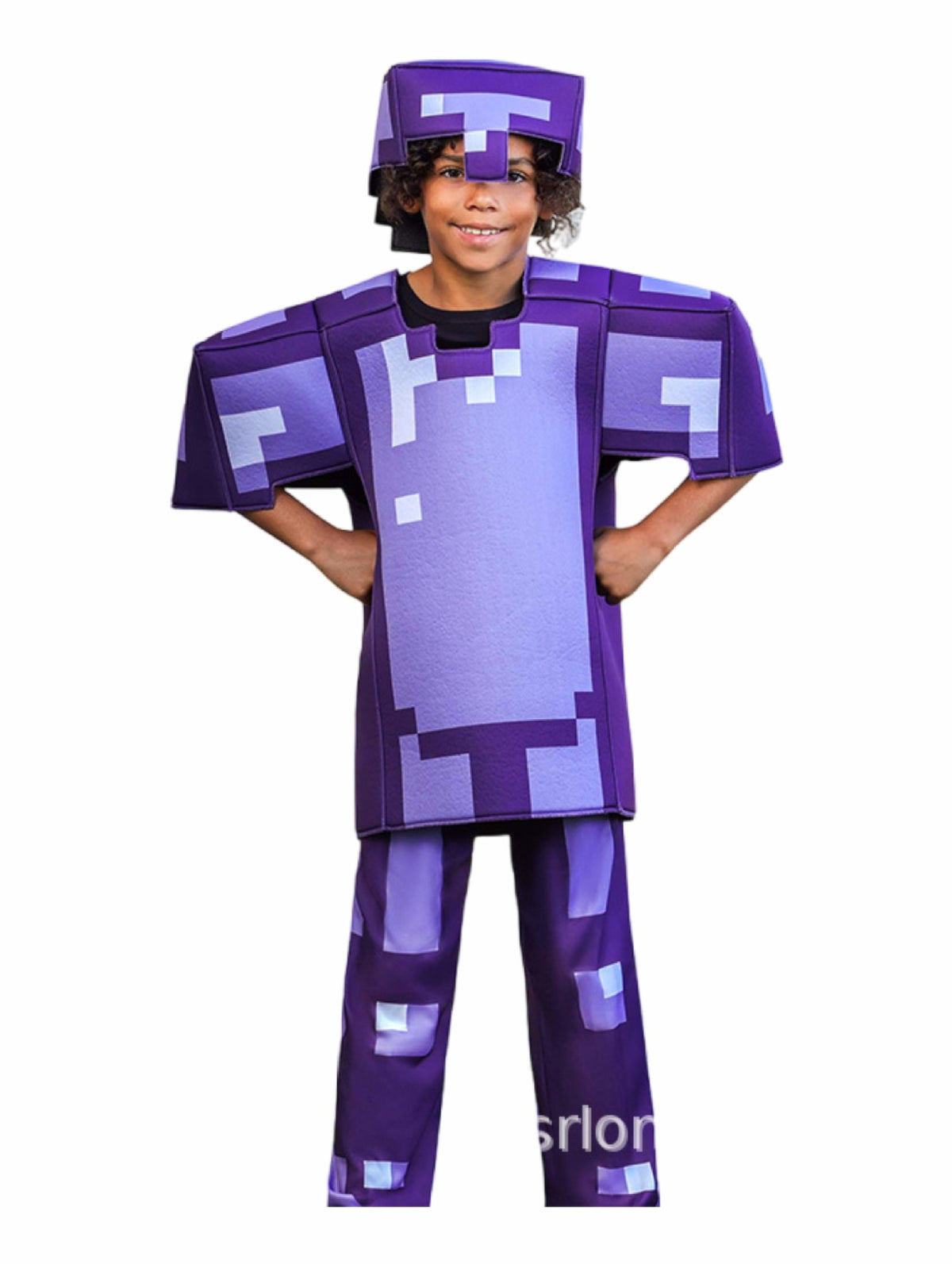 Minecraft Kids Cosplay Costume Holloween