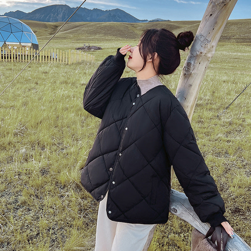 Fashion Cotton Short Baseball Women Coats