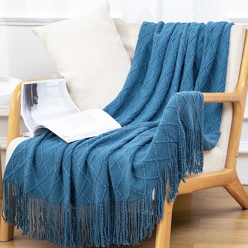 Boho Fringe Sofa Blanket