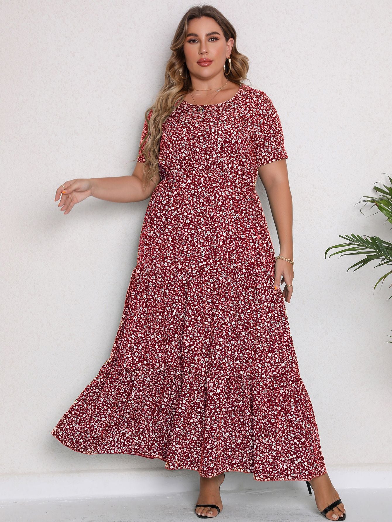 Plus Size Boho Beach Maxi Dress