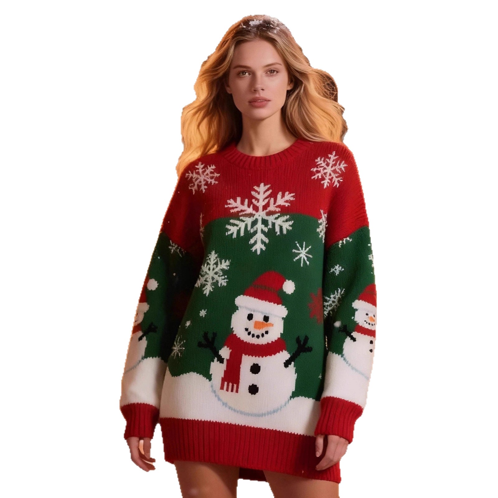 Red Christmas Sweater for Women