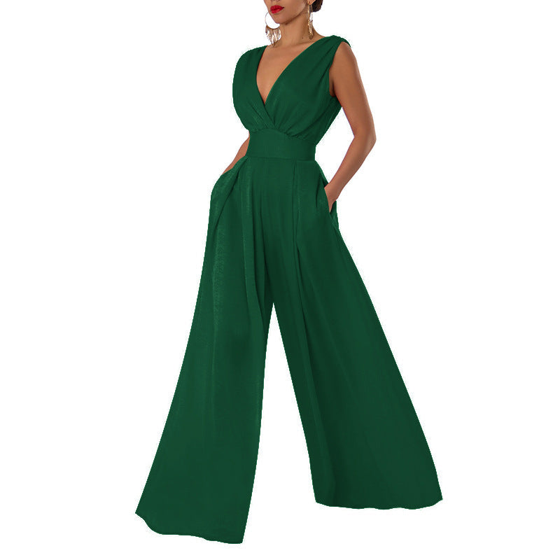 Women's High-Waisted Slimming Jumpsuit