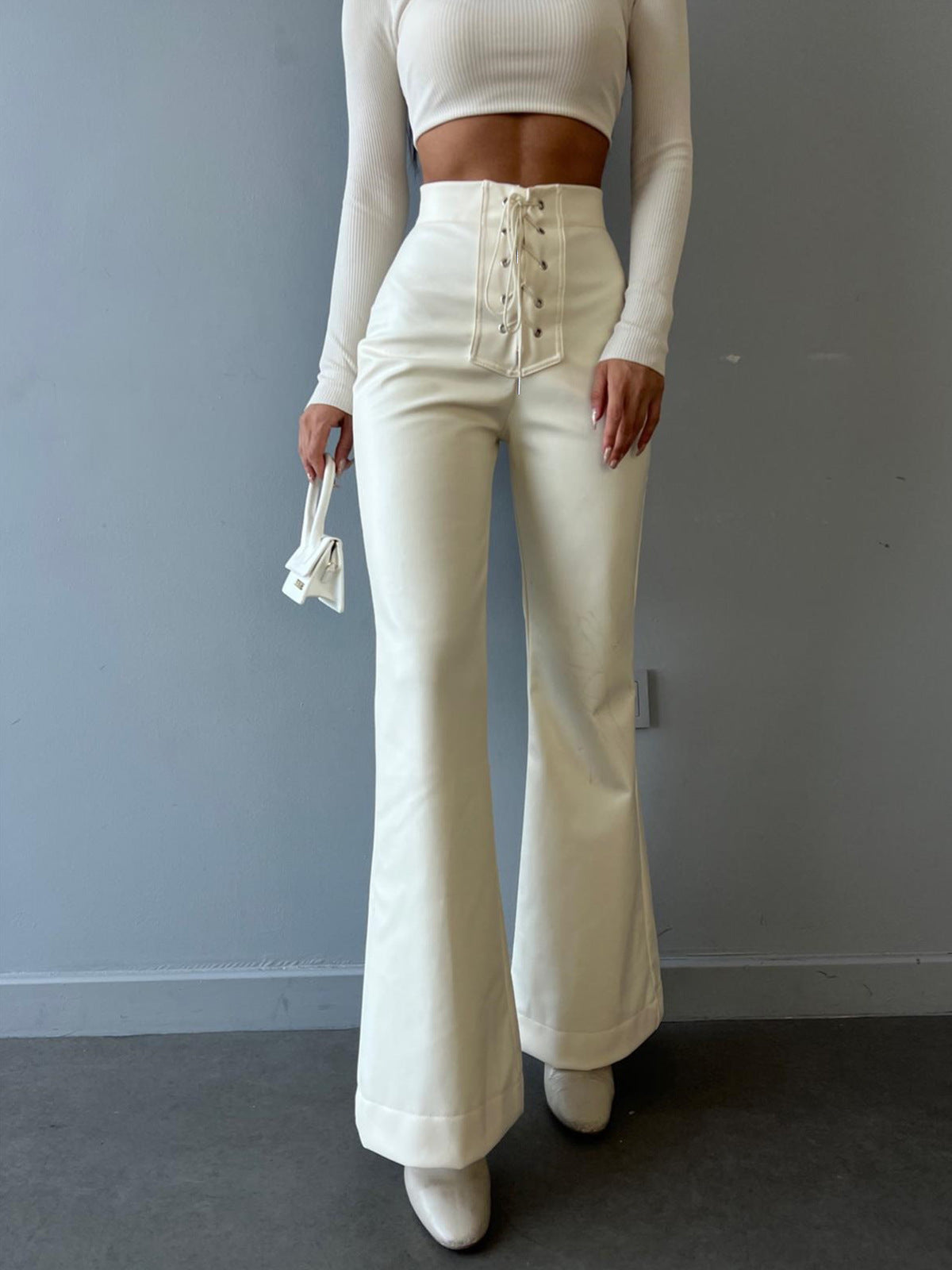 Sexy High Waist Trumpet Long Pants