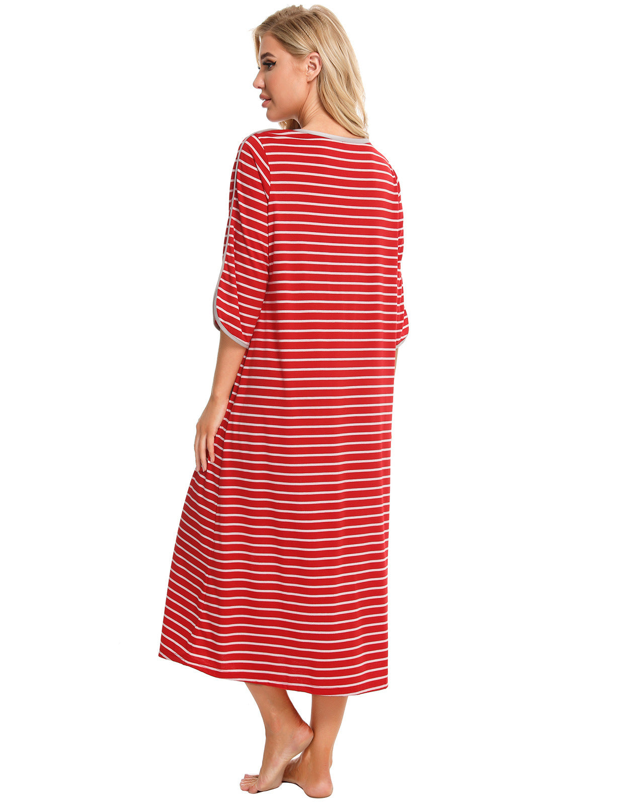 Casual Comfortable Plus Sizes Long Nightgown