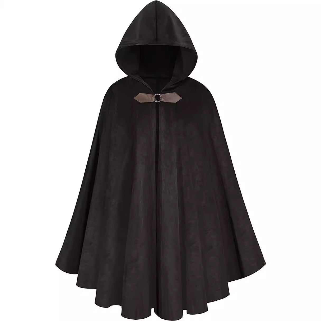Medieval Deerskin Suede Cloak