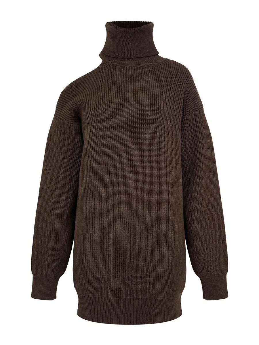 Off-the-Shoulder Cowl Neck Sweater