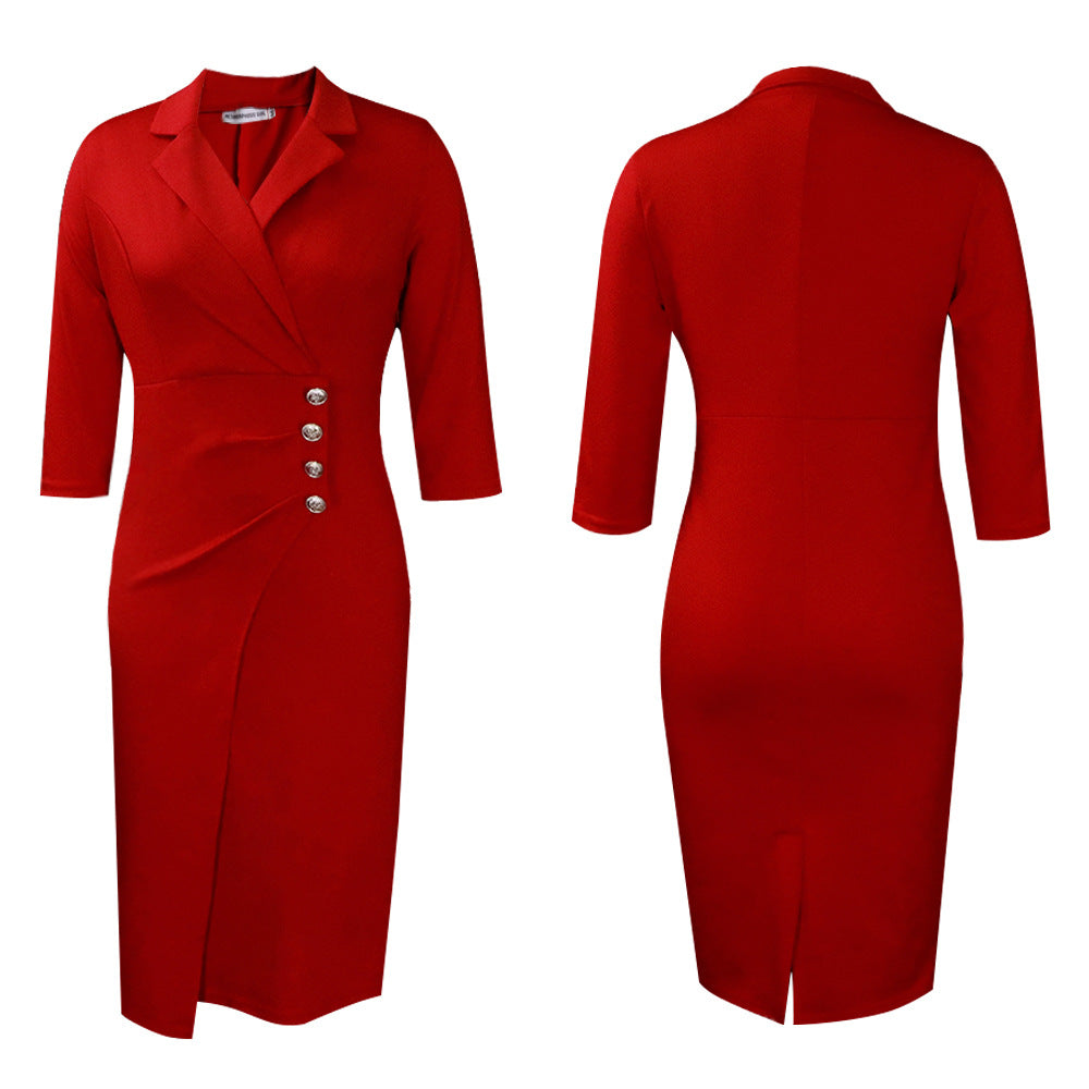 Elegant Office Lady Pencil Sheath Dresses-Dresses-Free Shipping at meselling99