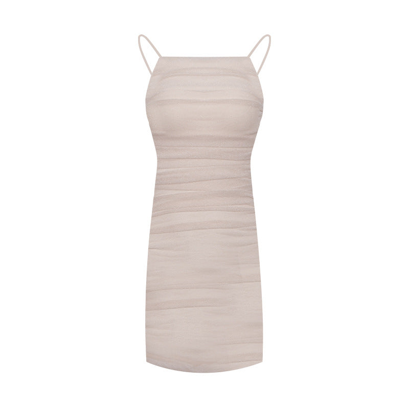 Sexy Gauze Bodycon Women Party Dresses-Dresses-Free Shipping at meselling99