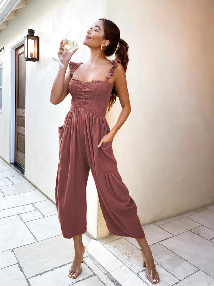 Casual Outgoing Wide Legs Jumpsuits for Women