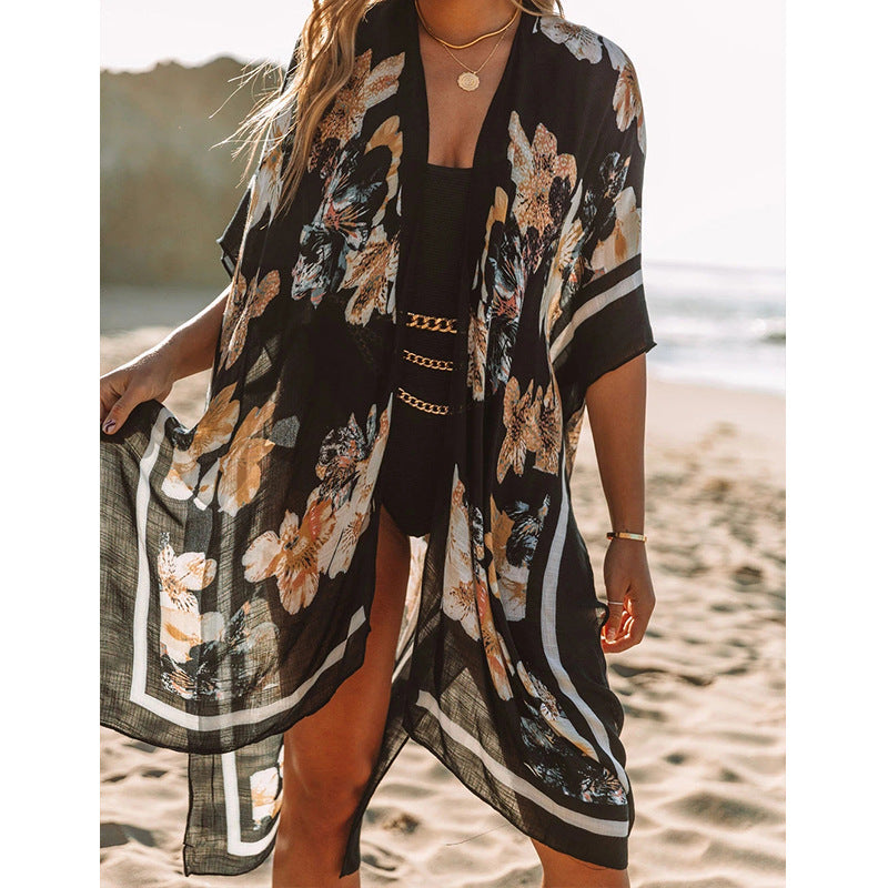 Summer Casual Chiffon Beach Cover Ups