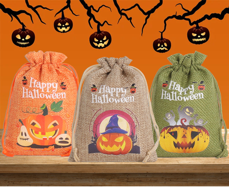 Halloween Drawstring Candy Bags