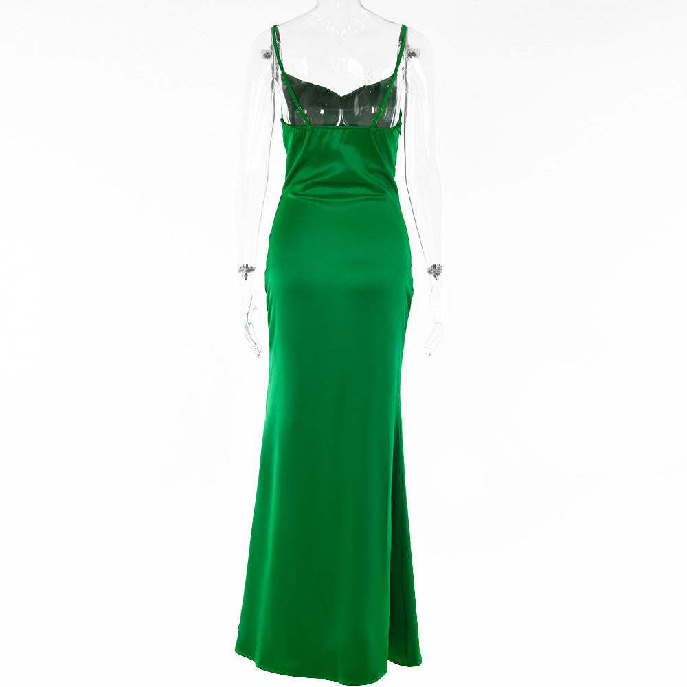 Sexy Backless Spaghetti Straps Evening Party Dresses-Dresses-Free Shipping at meselling99