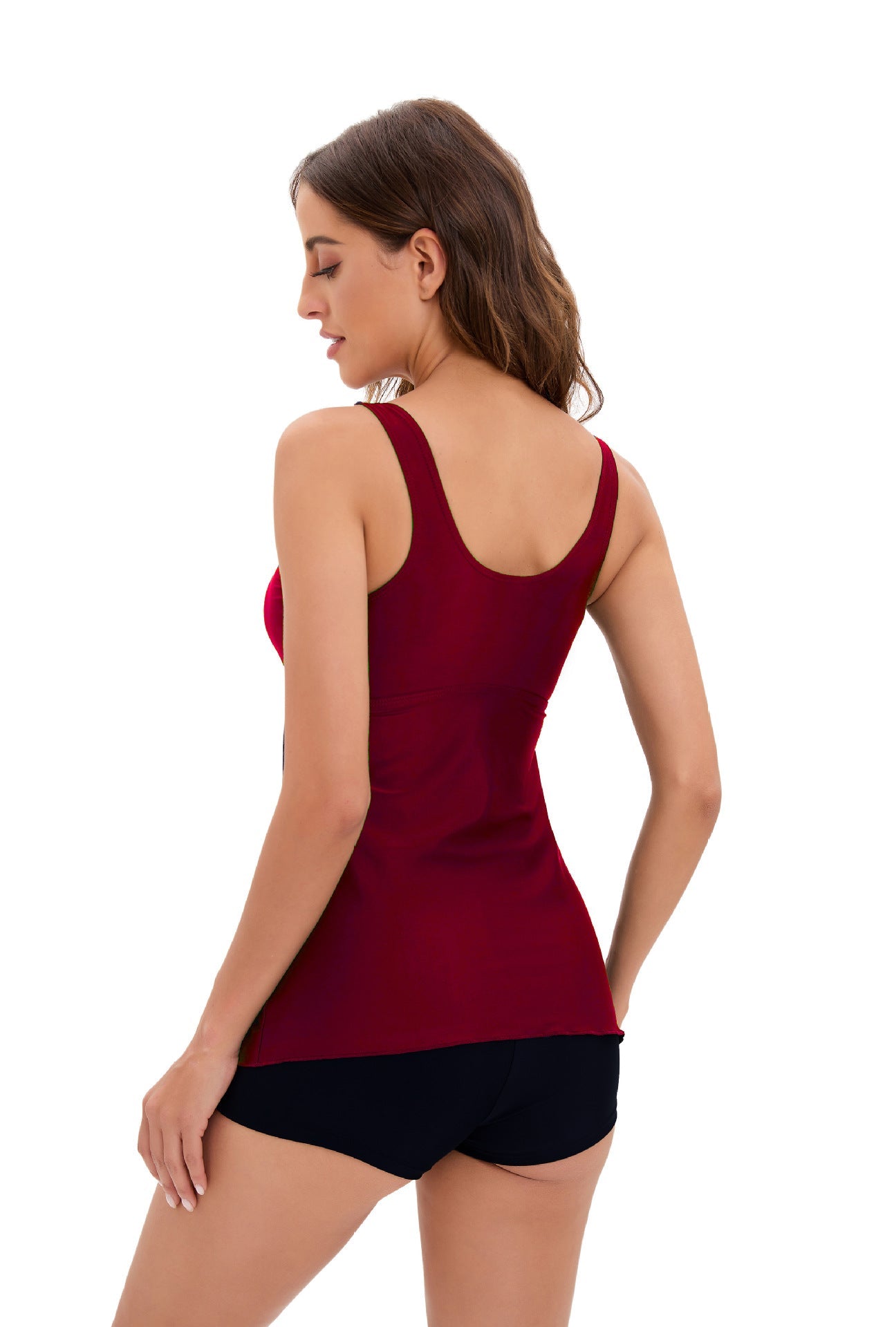 Women's Printed Multi-Colored Conservative Bikini Set