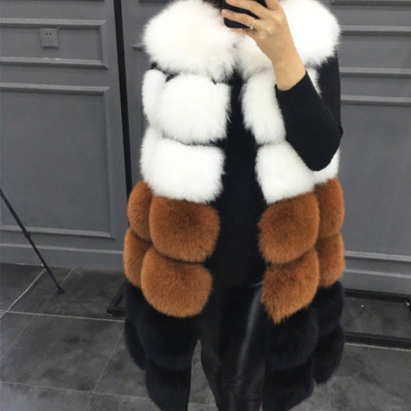 Fashion Faux Fur Winter Long Vest