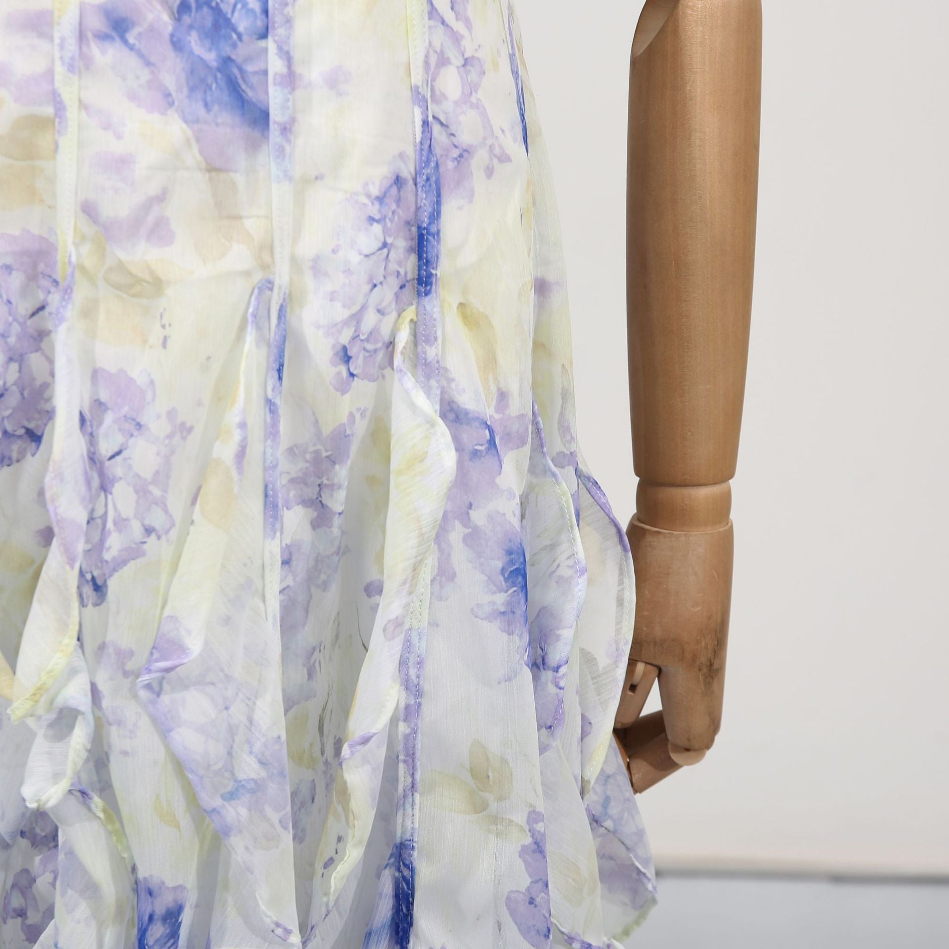 Ethereal Off-Shoulder Waist-Cinching Maxi Dress