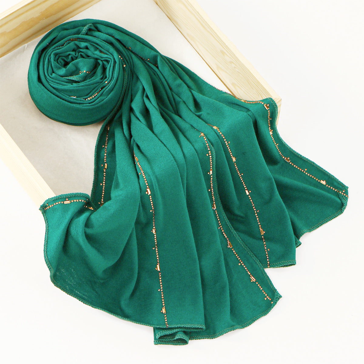 Soft Mercerized Cotton Long Headwrap Scarf