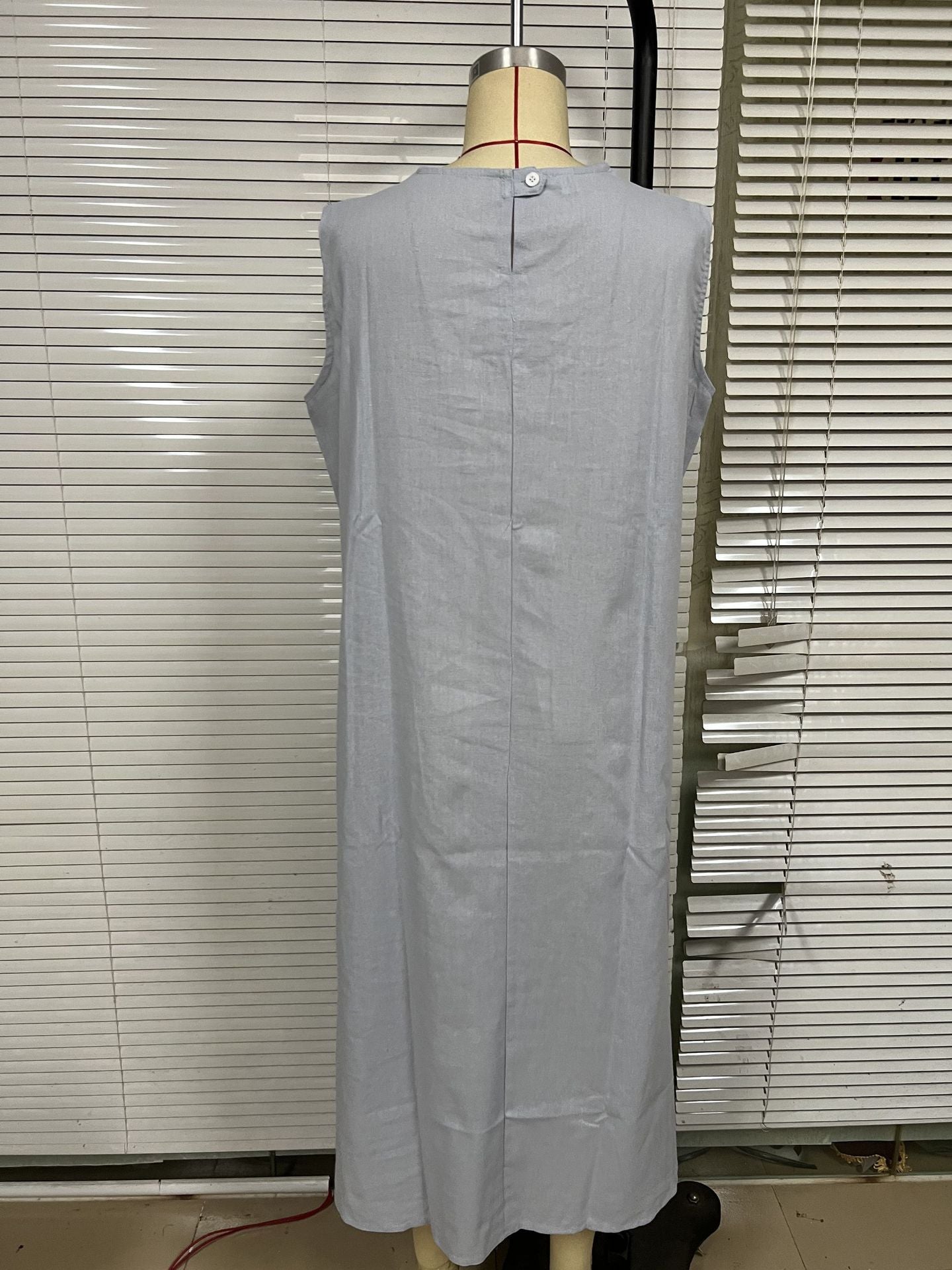 Casual Linen Summer Long Cozy Dresses-Dresses-Free Shipping at meselling99