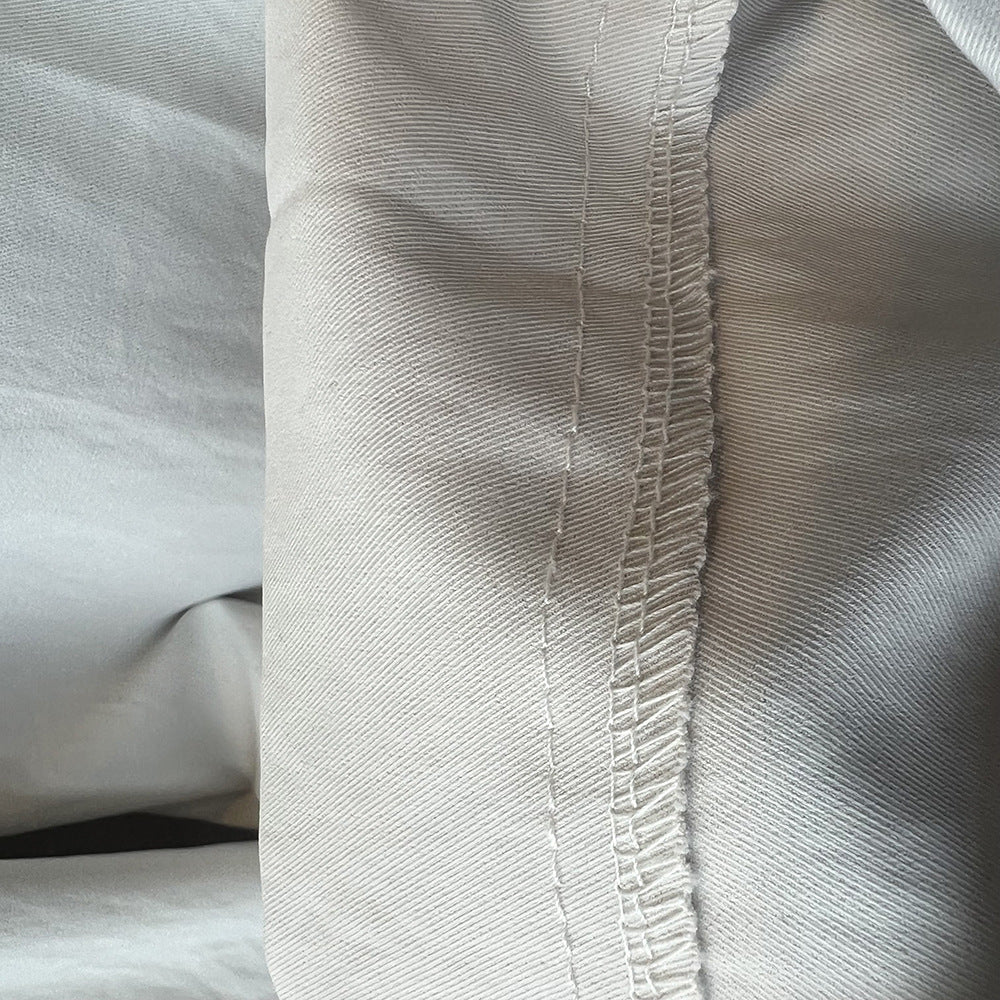 Designer Asymmetric Wrap-Waist Wide Leg Pants