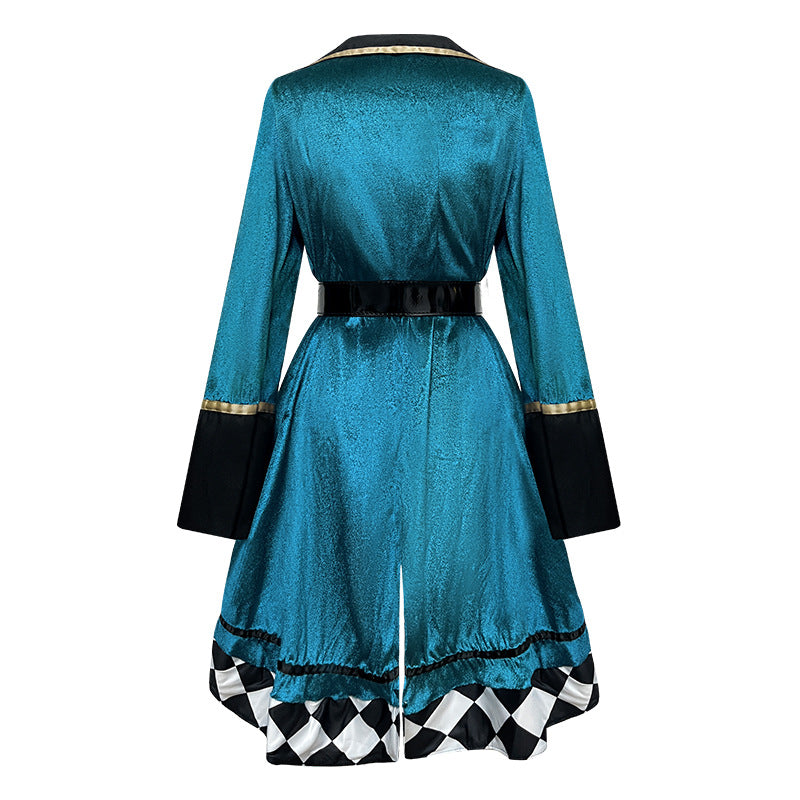 Halloween Circus Alice Mad Hatter Adult Magician Costume